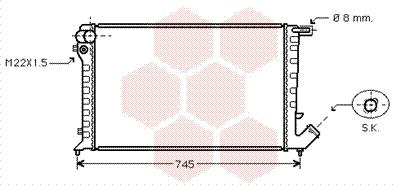 Van Wezel 09002193 - Radiators, Motora dzesēšanas sistēma adetalas.lv