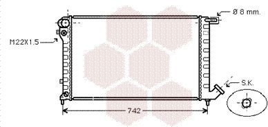 Van Wezel 09002145 - Radiators, Motora dzesēšanas sistēma adetalas.lv