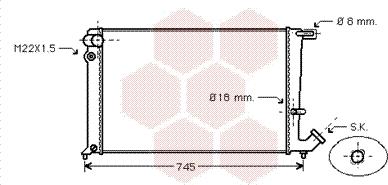 Van Wezel 09002148 - Radiators, Motora dzesēšanas sistēma adetalas.lv