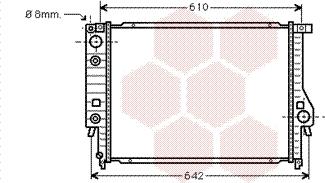 Van Wezel 06002097 - Radiators, Motora dzesēšanas sistēma adetalas.lv