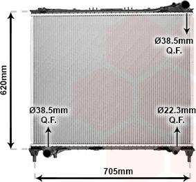 Van Wezel 02002337 - Radiators, Motora dzesēšanas sistēma adetalas.lv