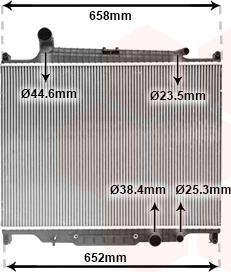 Van Wezel 02012704 - Radiators, Motora dzesēšanas sistēma adetalas.lv