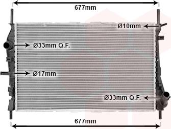 Van Wezel 18002376 - Radiators, Motora dzesēšanas sistēma adetalas.lv