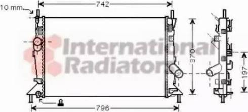 TEMPEST TP.15.62.017A - Radiators, Motora dzesēšanas sistēma adetalas.lv