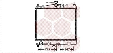 Van Wezel 13002210 - Radiators, Motora dzesēšanas sistēma adetalas.lv