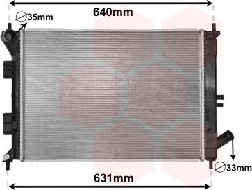 Van Wezel 82002335 - Radiators, Motora dzesēšanas sistēma adetalas.lv