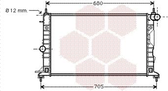 Van Wezel 37002323 - Radiators, Motora dzesēšanas sistēma adetalas.lv