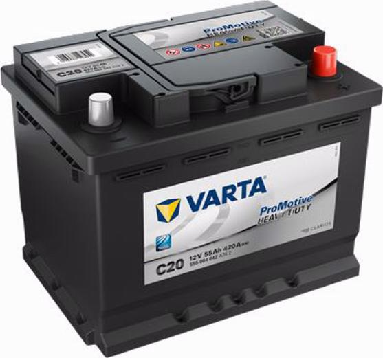 Varta 555 064 042 - Startera akumulatoru baterija adetalas.lv