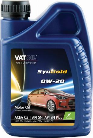 VatOil VTSYNGOLD0W20 - Motoreļļa adetalas.lv