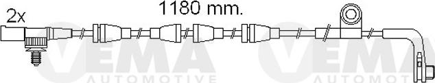 VEMA 117471 - Indikators, Bremžu uzliku nodilums adetalas.lv