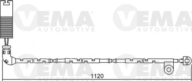 VEMA 117502 - Indikators, Bremžu uzliku nodilums adetalas.lv