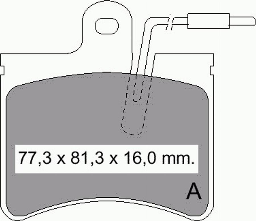 VEMA 832161 - Bremžu uzliku kompl., Disku bremzes adetalas.lv