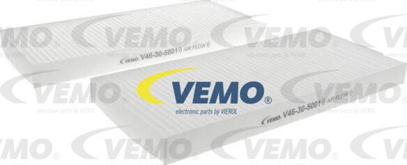 Vemo V46-30-5001 - Filtrs, Salona telpas gaiss adetalas.lv