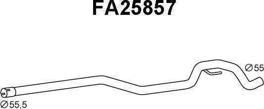 Veneporte FA25857 - Izplūdes caurule adetalas.lv