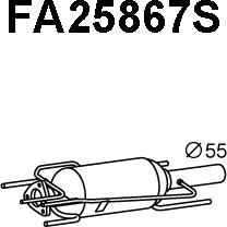 Veneporte FA25867S - Nosēdumu / Daļiņu filtrs, Izplūdes gāzu sistēma adetalas.lv