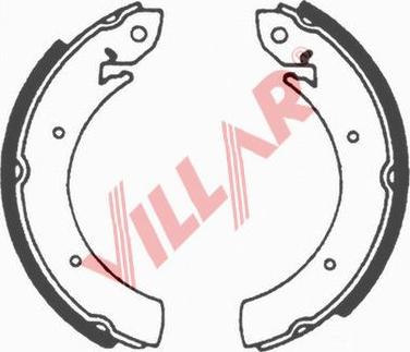 Villar 629.0595 - Bremžu loku komplekts adetalas.lv