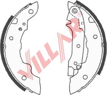 Villar 629.0515 - Bremžu loku komplekts adetalas.lv
