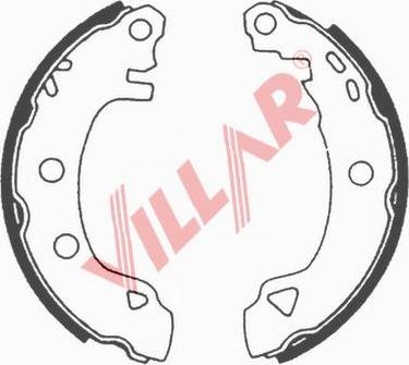 Villar 629.0578 - Bremžu loku komplekts adetalas.lv