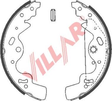 Villar 629.0842 - Bremžu loku komplekts adetalas.lv