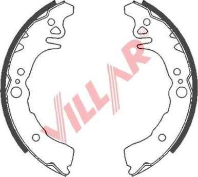 Villar 629.0852 - Bremžu loku komplekts adetalas.lv