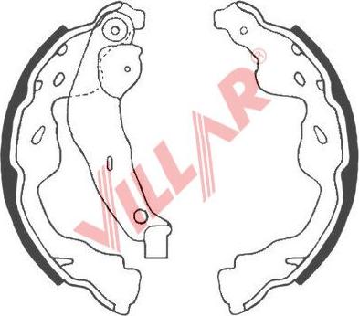 Villar 629.0868 - Bremžu loku komplekts adetalas.lv