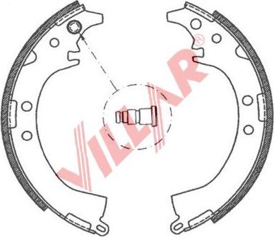 Villar 629.0796 - Bremžu loku komplekts adetalas.lv