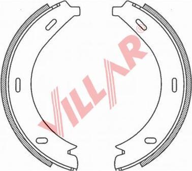 Villar 629.0793 - Bremžu loku kompl., Stāvbremze adetalas.lv