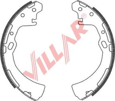 Villar 629.0751 - Bremžu loku komplekts adetalas.lv