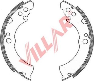 Villar 629.0752 - Bremžu loku komplekts adetalas.lv