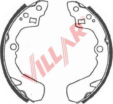 Villar 629.0732 - Bremžu loku komplekts adetalas.lv