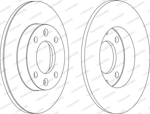 Wagner WGR1178-1 - Bremžu diski adetalas.lv
