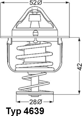 WAHLER 4639.82D - Termostats, Dzesēšanas šķidrums adetalas.lv