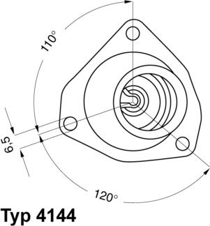 WAHLER 4144.82D - Termostats, Dzesēšanas šķidrums adetalas.lv