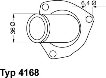 WAHLER 4168.92D - Termostats, Dzesēšanas šķidrums adetalas.lv