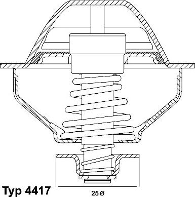 WAHLER 410289.81D - Termostats, Dzesēšanas šķidrums adetalas.lv