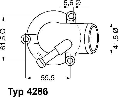 WAHLER 428687D - Termostats, Dzesēšanas šķidrums adetalas.lv