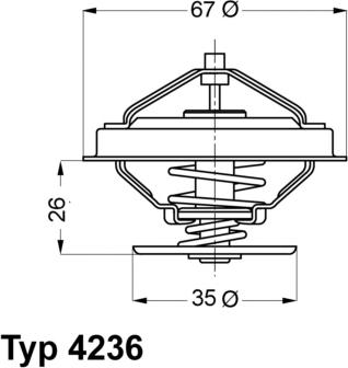 WAHLER 4236.88D - Termostats, Dzesēšanas šķidrums adetalas.lv