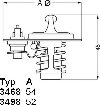 WAHLER 3498.88D - Termostats, Dzesēšanas šķidrums adetalas.lv