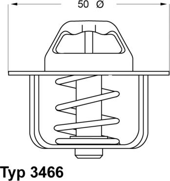 WAHLER 3466.89D - Termostats, Dzesēšanas šķidrums adetalas.lv