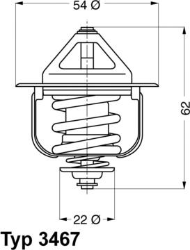 WAHLER 346785D - Termostats, Dzesēšanas šķidrums adetalas.lv