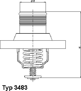 WAHLER 3483.89D - Termostats, Dzesēšanas šķidrums adetalas.lv