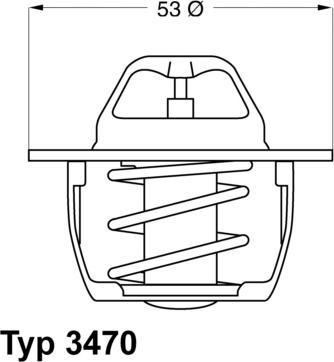 WAHLER 347089D50 - Termostats, Dzesēšanas šķidrums adetalas.lv