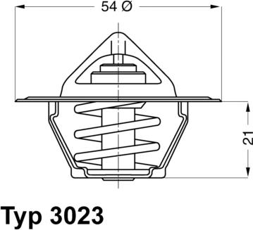 WAHLER 302387D - Termostats, Dzesēšanas šķidrums adetalas.lv