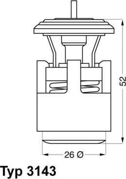 WAHLER 3143.87D - Termostats, Dzesēšanas šķidrums adetalas.lv