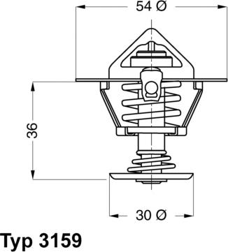 WAHLER 3159.82D - Termostats, Dzesēšanas šķidrums adetalas.lv