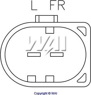 WAI IB5353 - Ģeneratora sprieguma regulators adetalas.lv