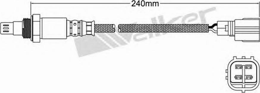 Walker 250-54008 - Lambda zonde adetalas.lv