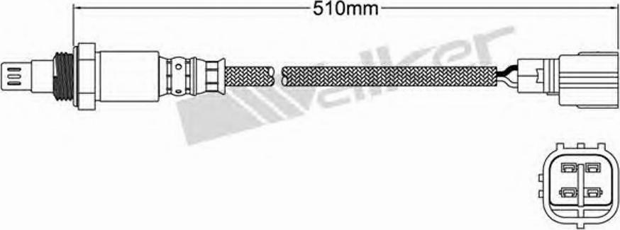 Walker 250-54007 - Lambda zonde adetalas.lv