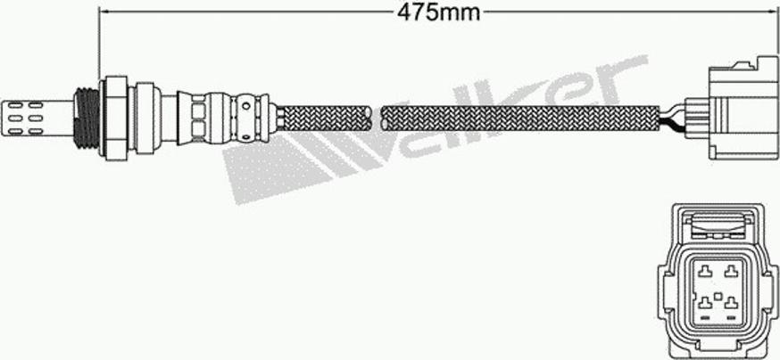 Walker 250-24460 - Lambda zonde adetalas.lv