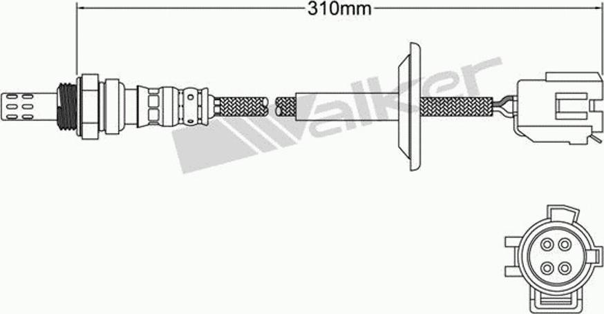 Walker 250-24081 - Lambda zonde adetalas.lv